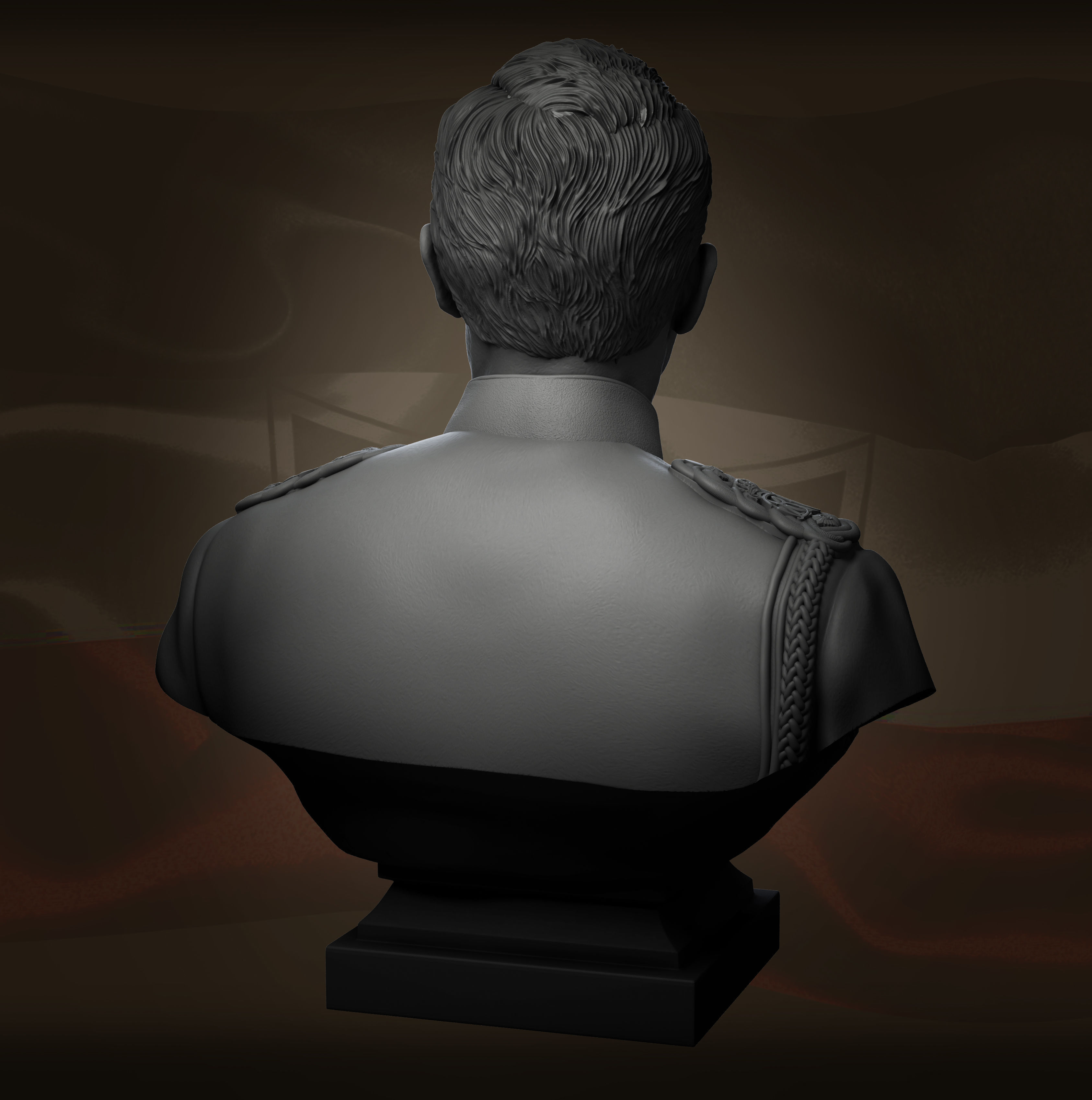 Friedrich Wilhelm II Viktor Albert von Preussen  3D print model_9