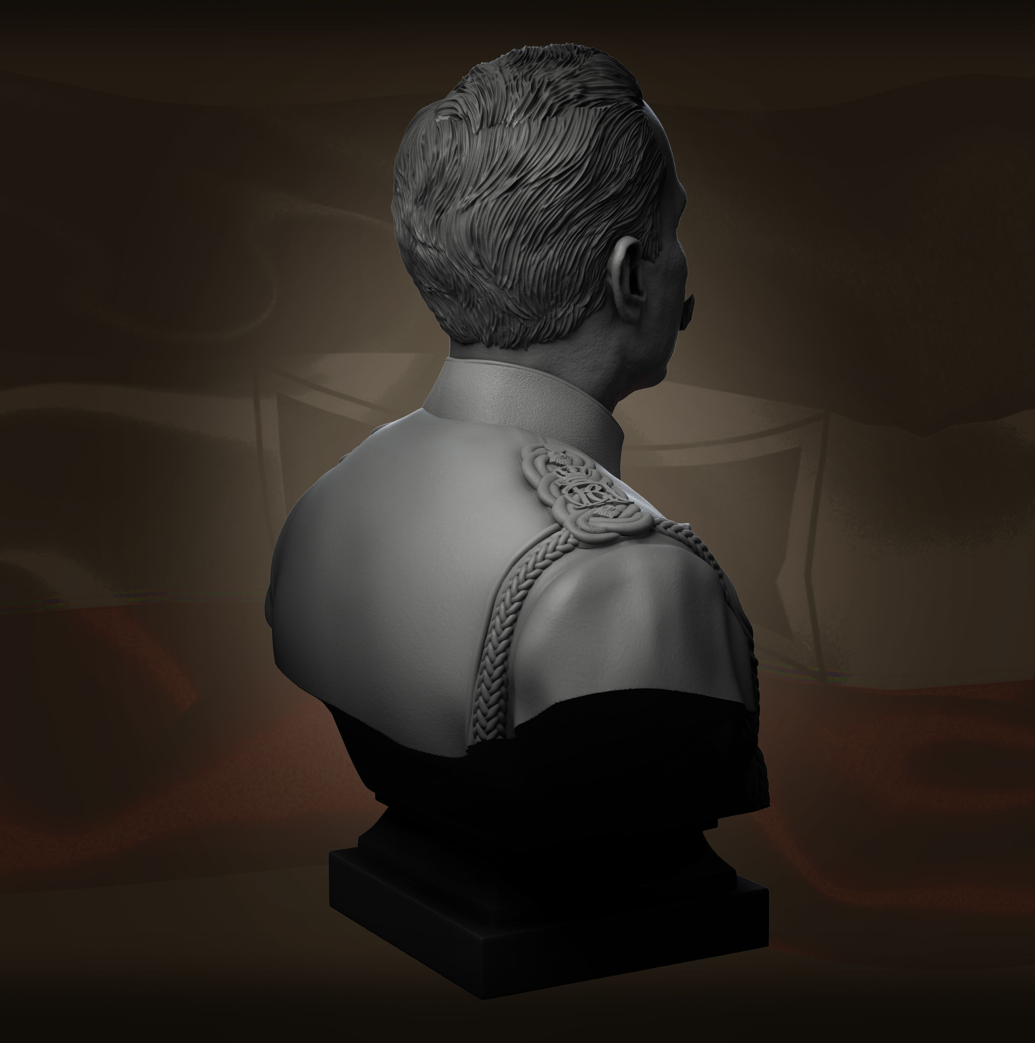 Friedrich Wilhelm II Viktor Albert von Preussen  3D print model_11