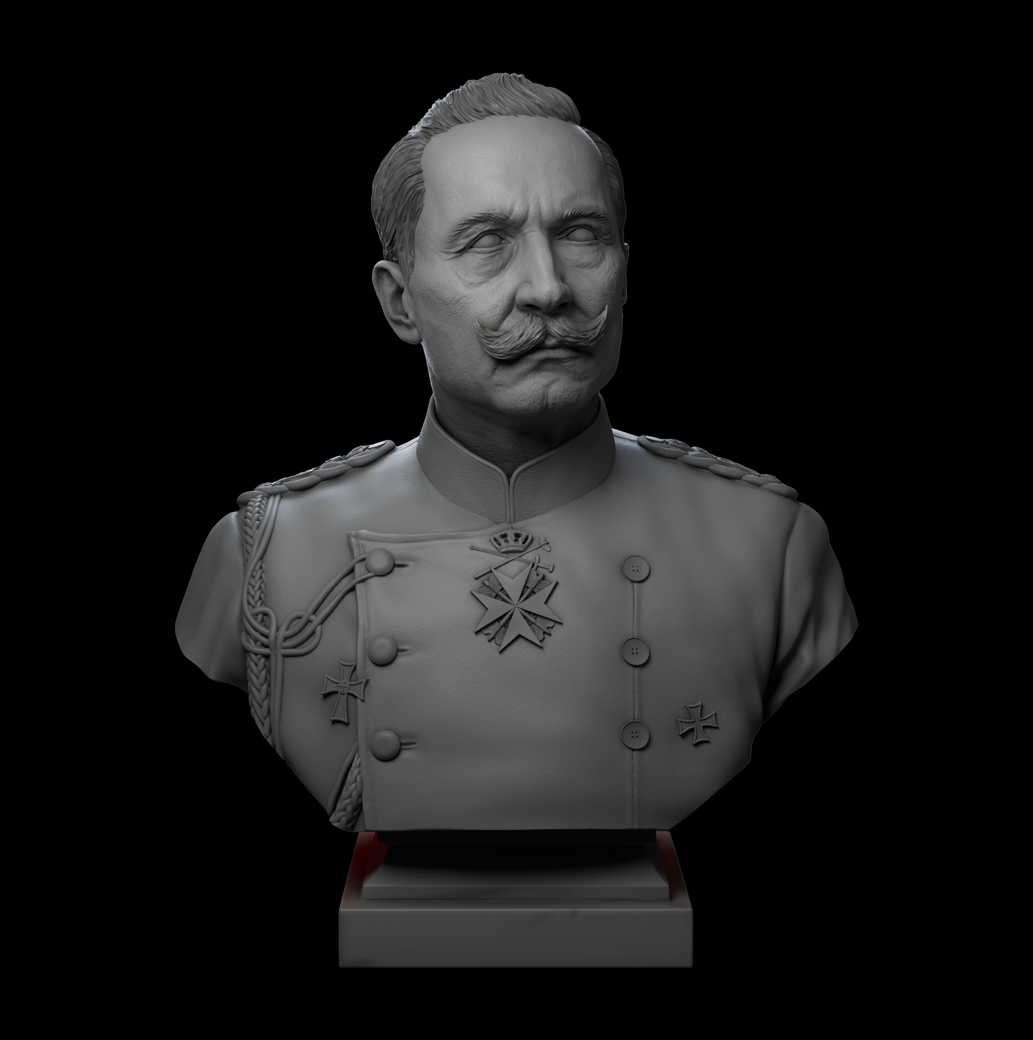 Friedrich Wilhelm II Viktor Albert von Preussen  3D print model_18