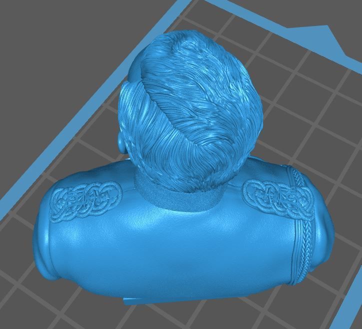 Friedrich Wilhelm II Viktor Albert von Preussen  3D print model_26