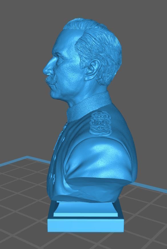 Friedrich Wilhelm II Viktor Albert von Preussen  3D print model_25