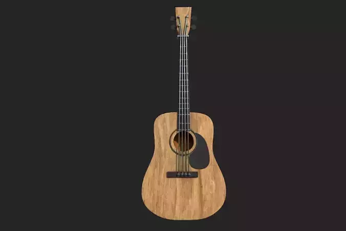 Guitar naturel wood 