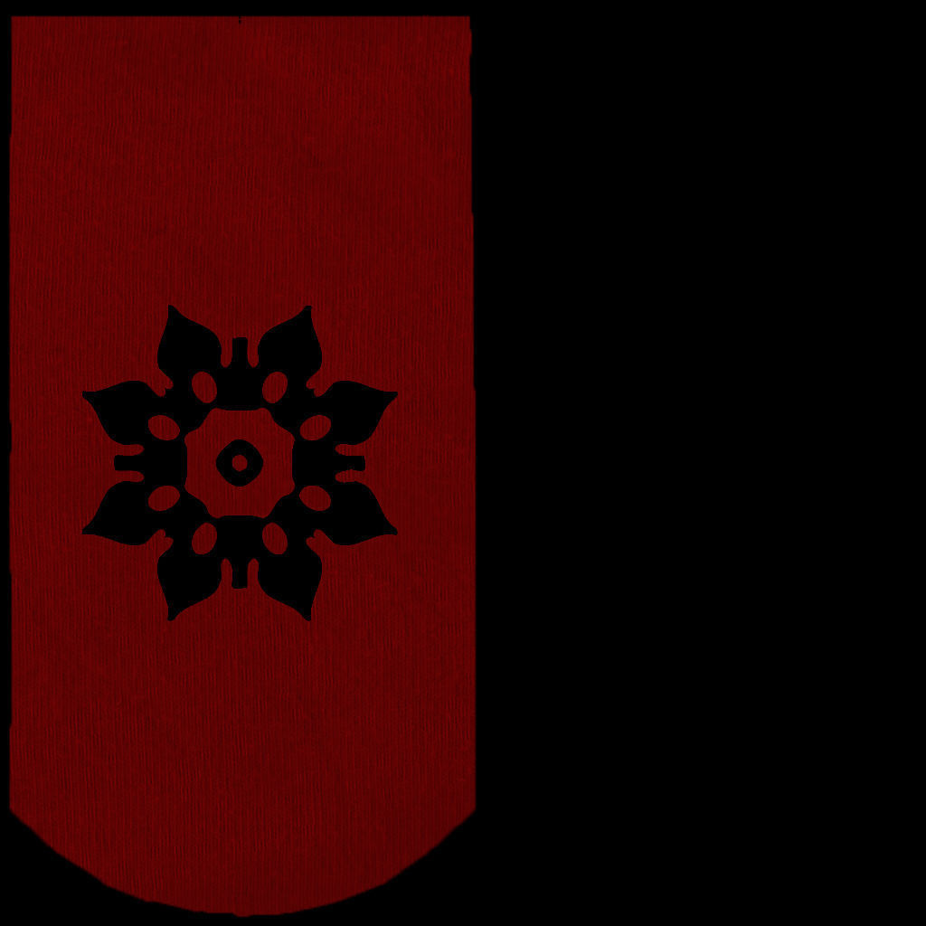 Middle Age War Banners Low-poly 3D model_19
