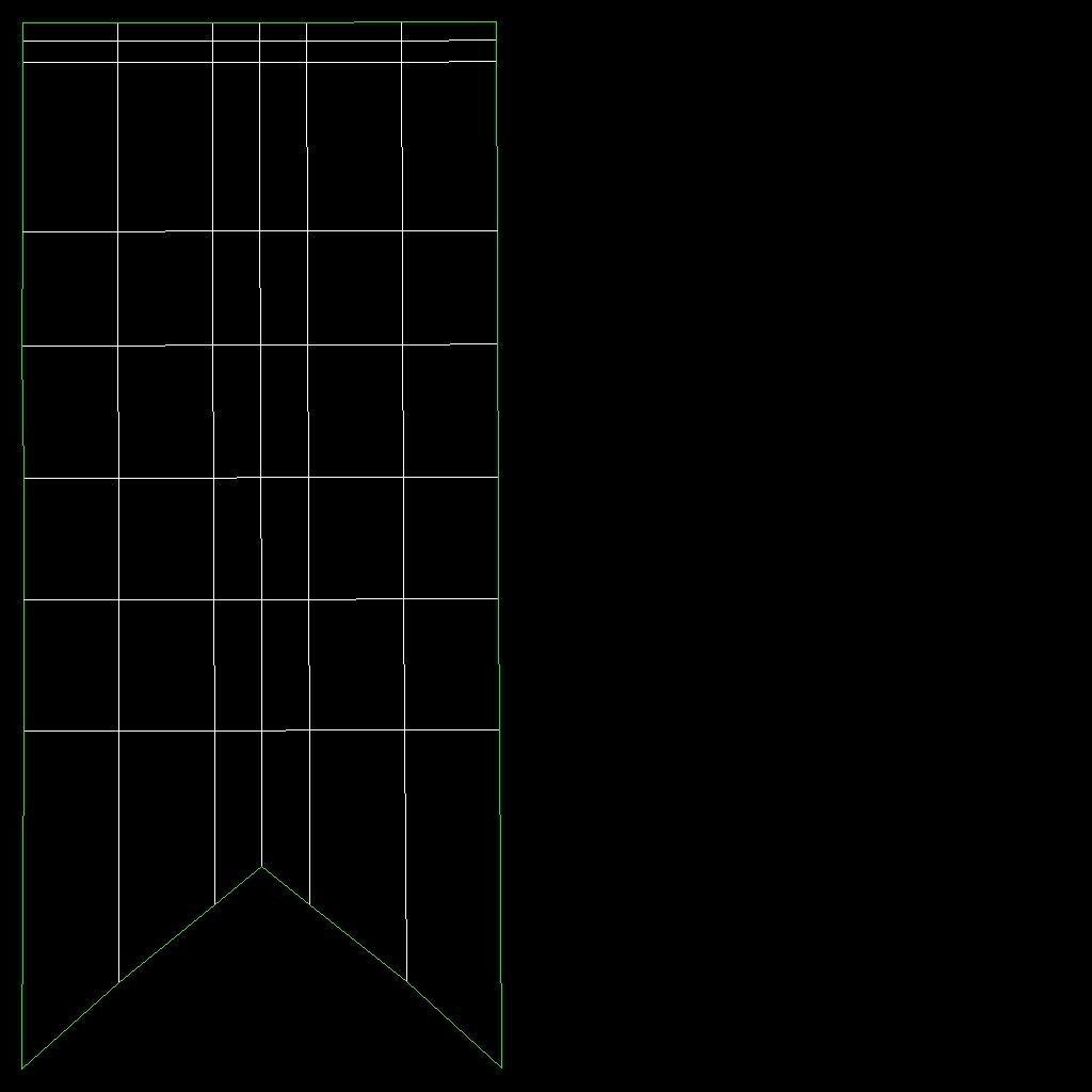 Middle Age War Banners Low-poly 3D model_16