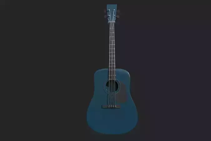 Guitar blue