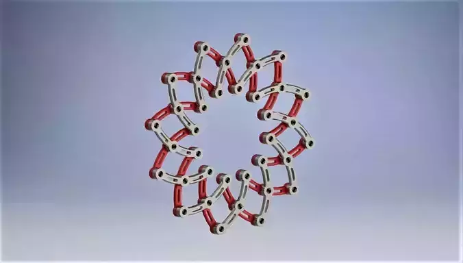Circular linkage Free 3D print model