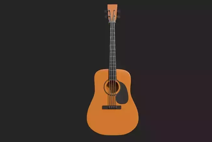Guitar orange