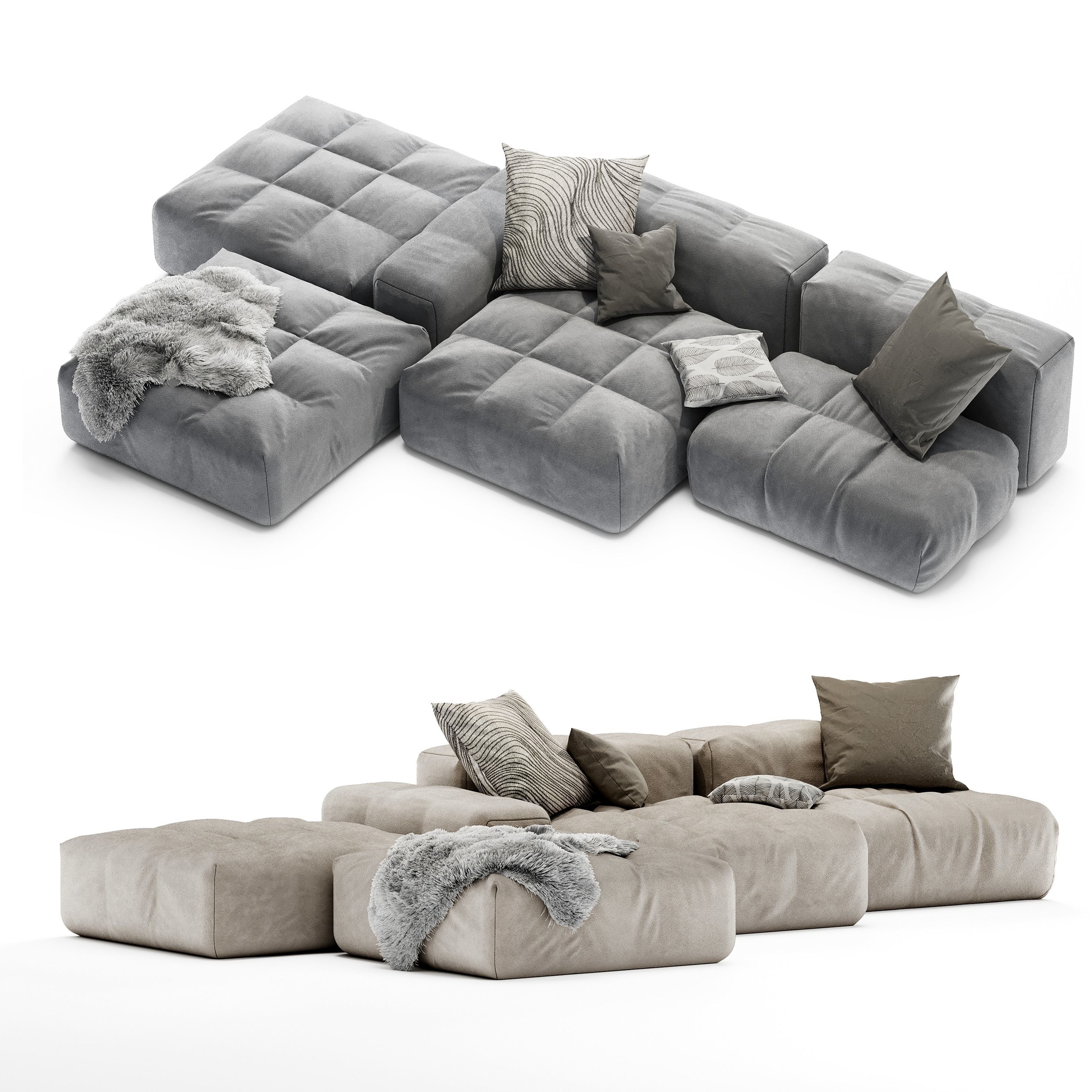 Arravanti Sofa tufty 3D model_7