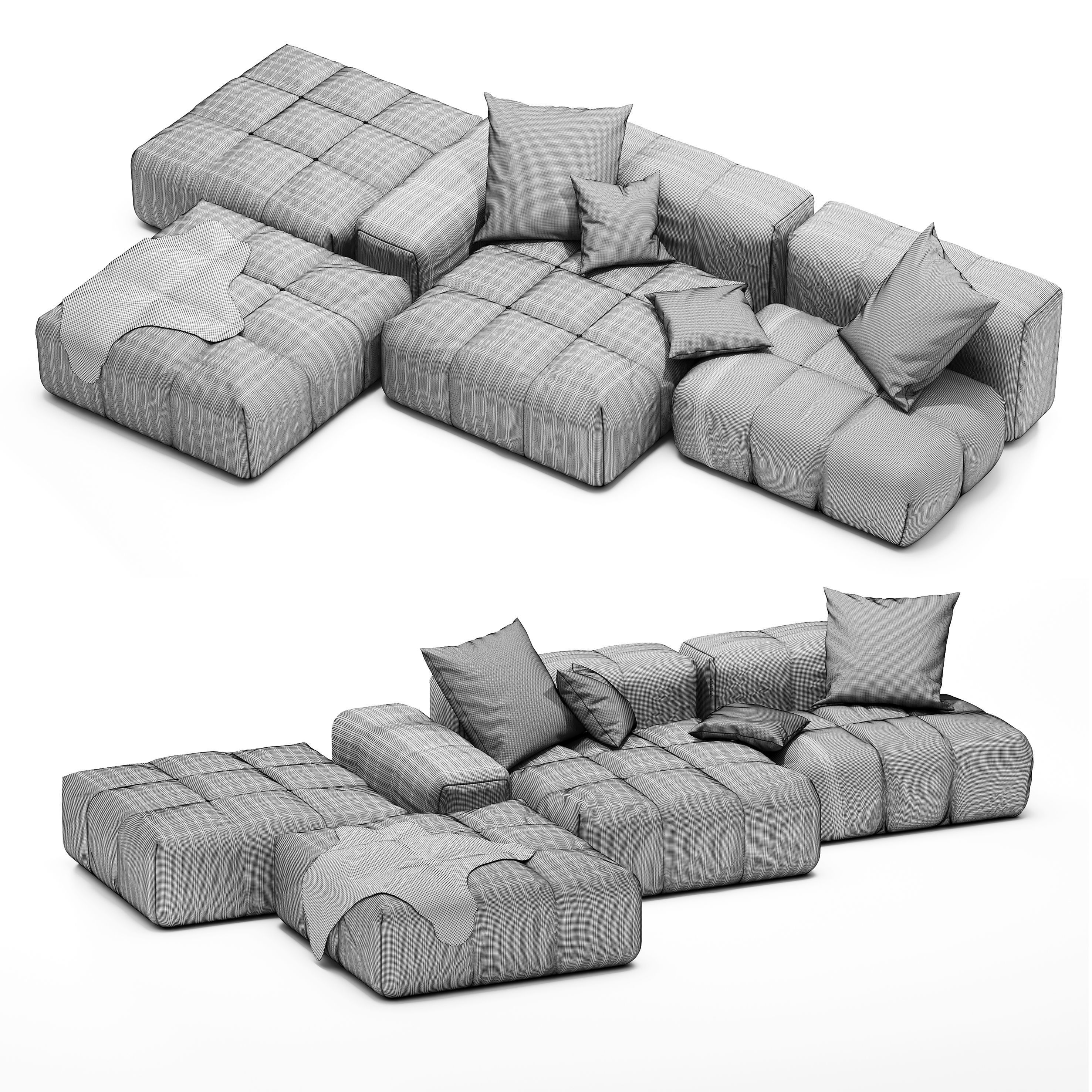 Arravanti Sofa tufty 3D model_4
