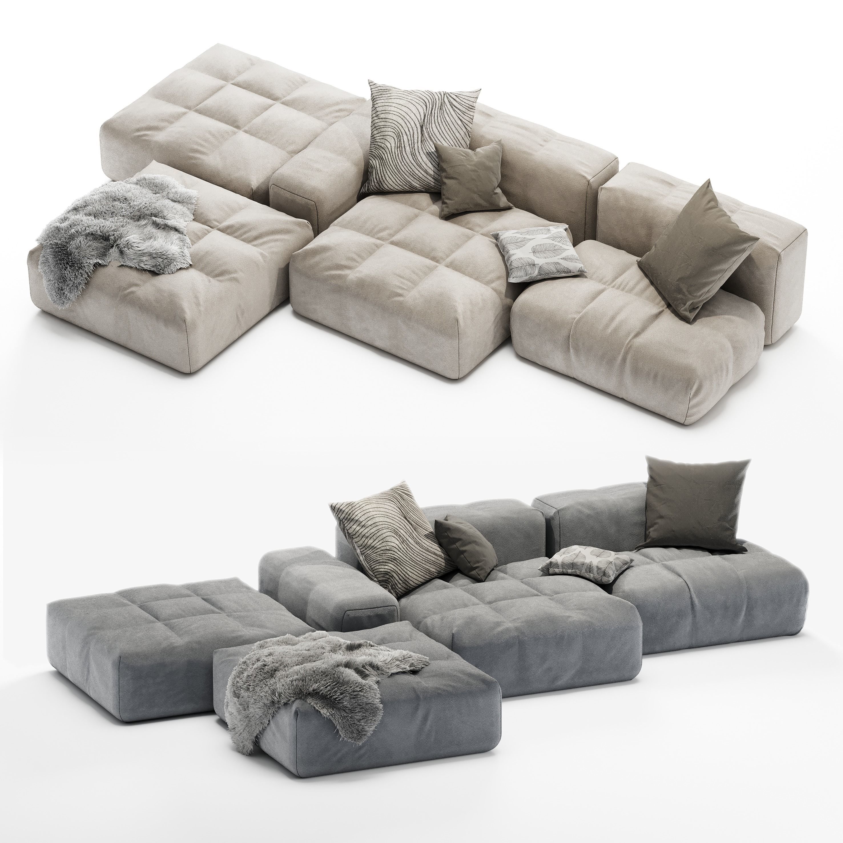 Arravanti Sofa tufty 3D model_5