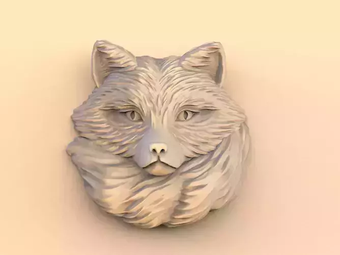 Fox pendant 3D print model