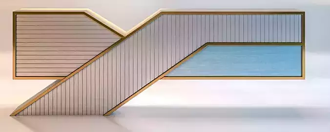 Living room unit console