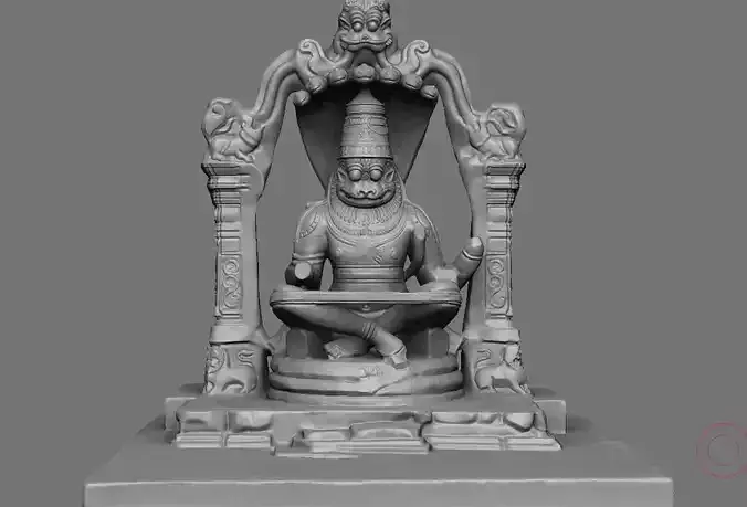 Lakshmi Narasimha statue replica