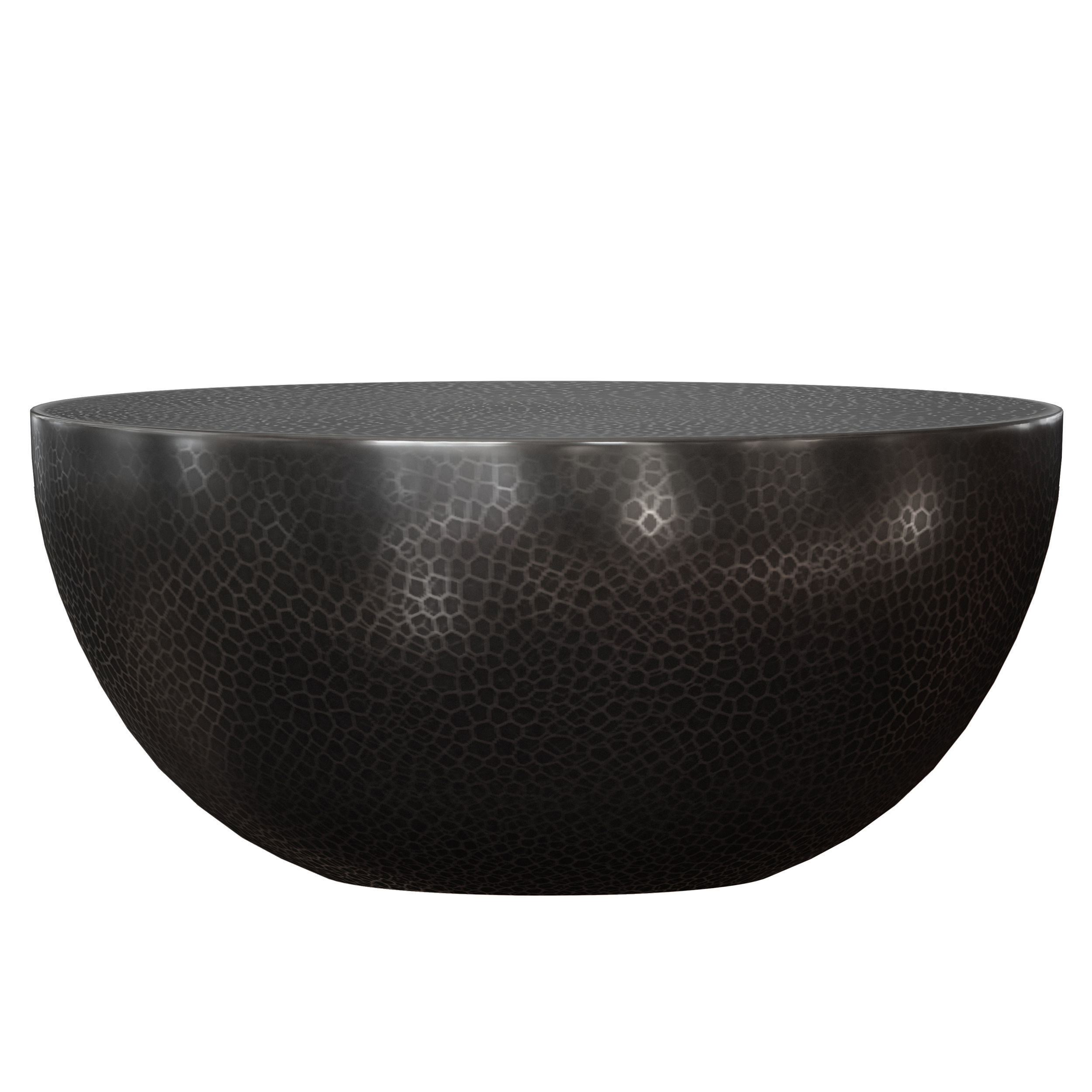 Fernando Metal Drum Coffee Table Crate and Barrel 3D model CGTrader