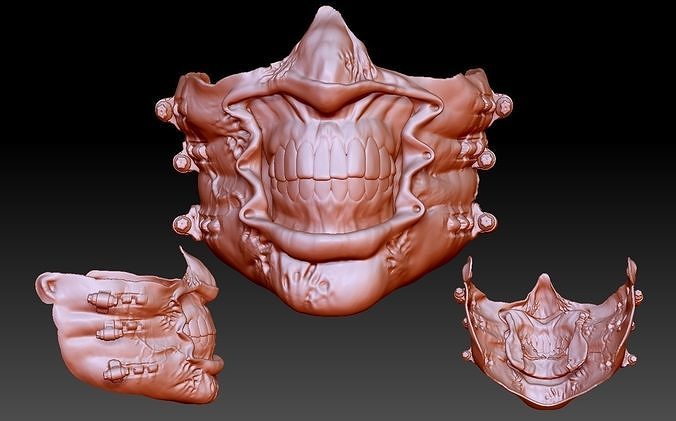 hellraiser chatterer mask 3D print model