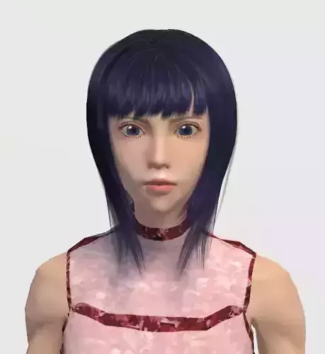 Unity Humanoid Model Female 027 Free 3D model