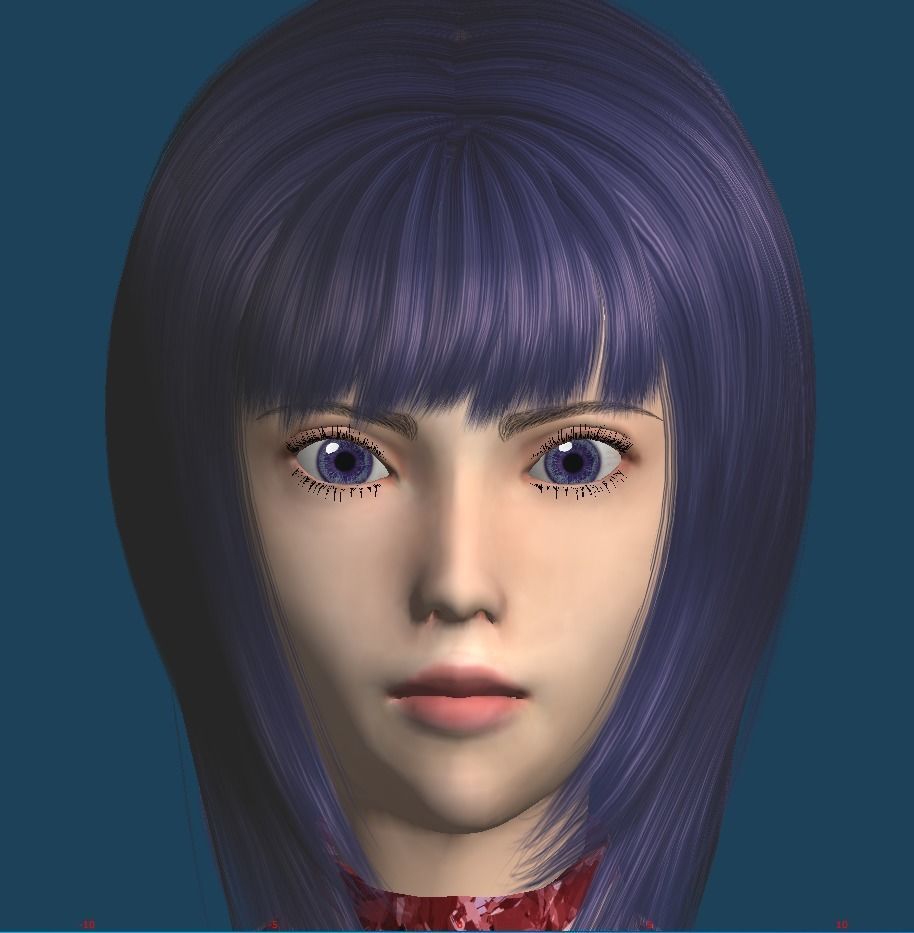 Unity Humanoid Model Female 027 Free 3D model_4