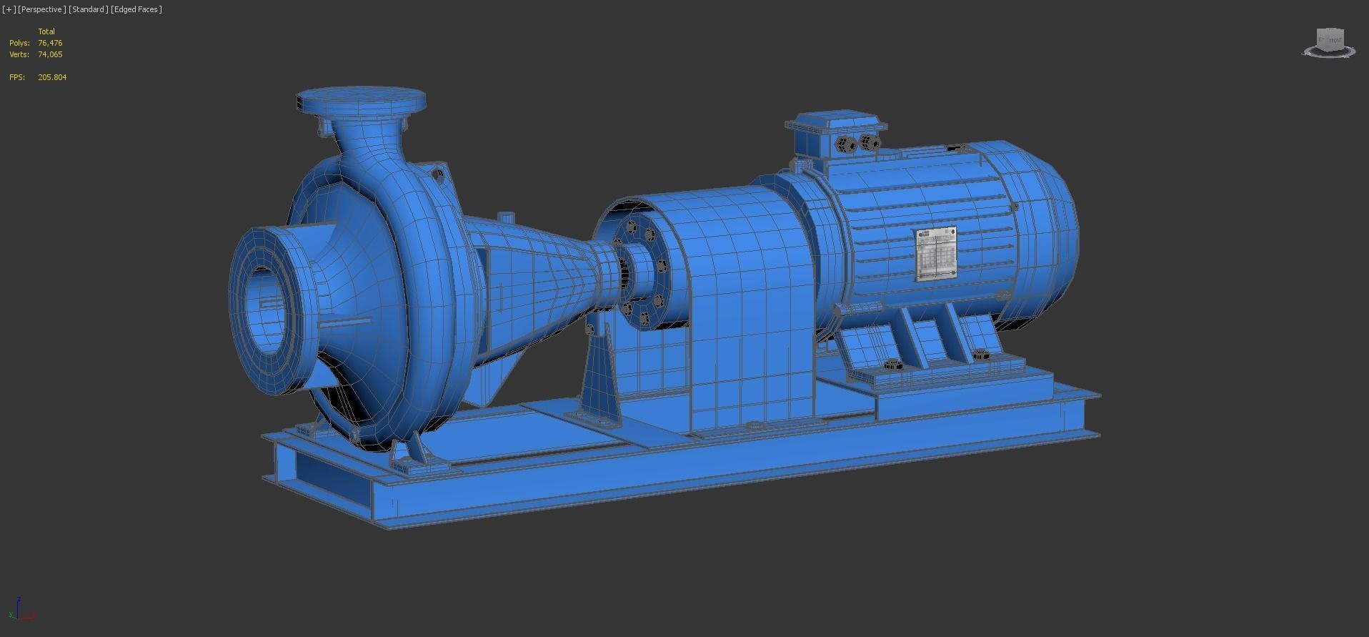 Centrifugal Pump 3D model_3