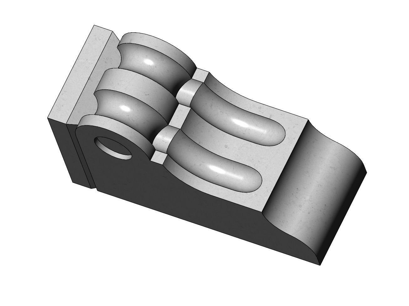 Corinthian Style Corbel and Bar Bracket 3D print model_9