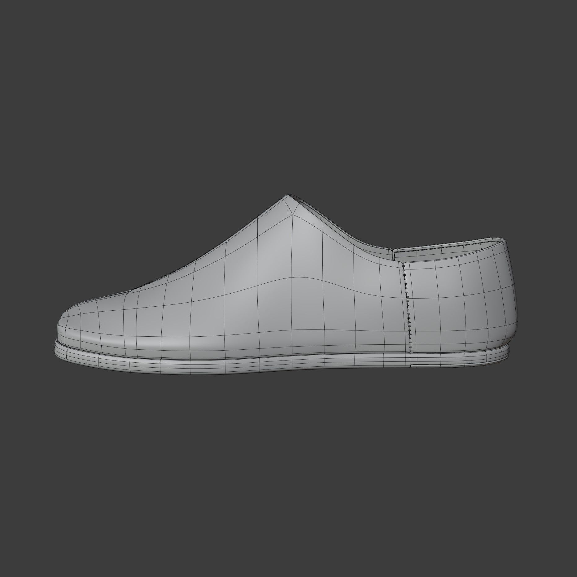 Tabi Leather Loafers 3D model_10