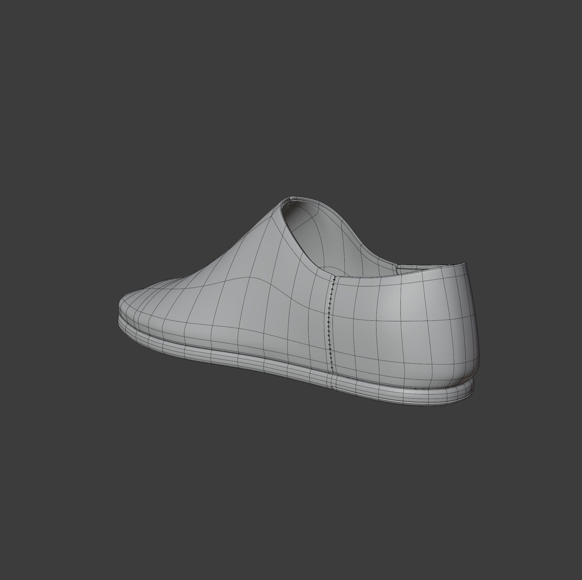 Tabi Leather Loafers 3D model_11