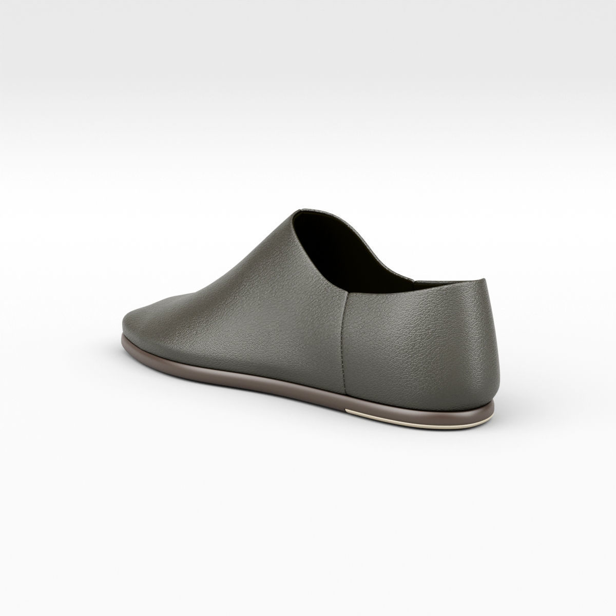 Tabi Leather Loafers 3D model_3