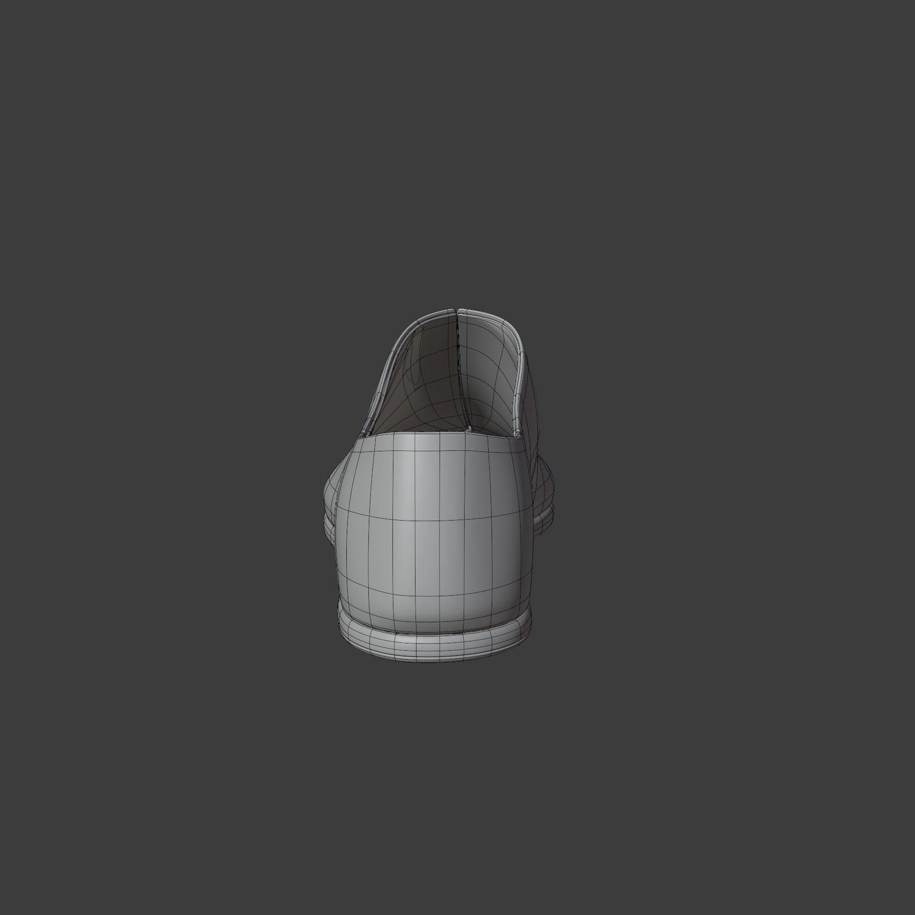 Tabi Leather Loafers 3D model_12