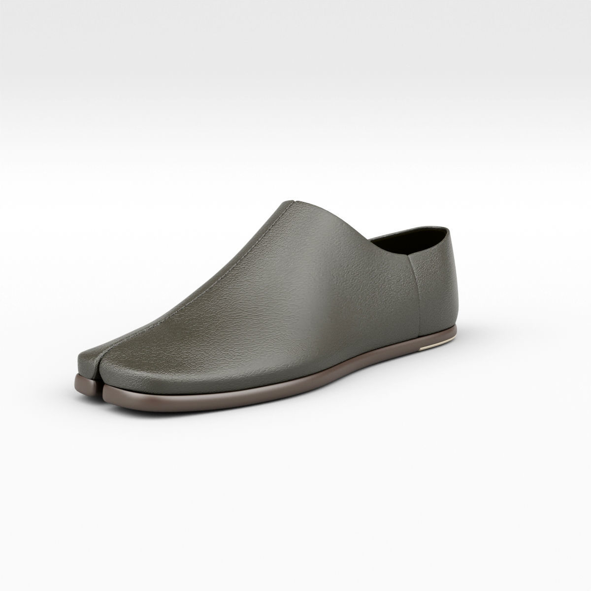 Tabi Leather Loafers 3D model_9