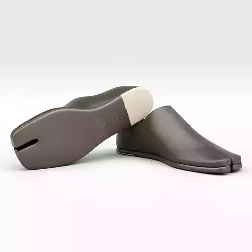 Tabi Leather Loafers 3D model