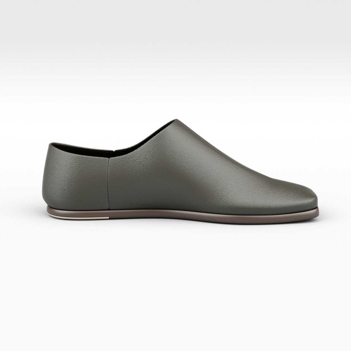 Tabi Leather Loafers 3D model_6