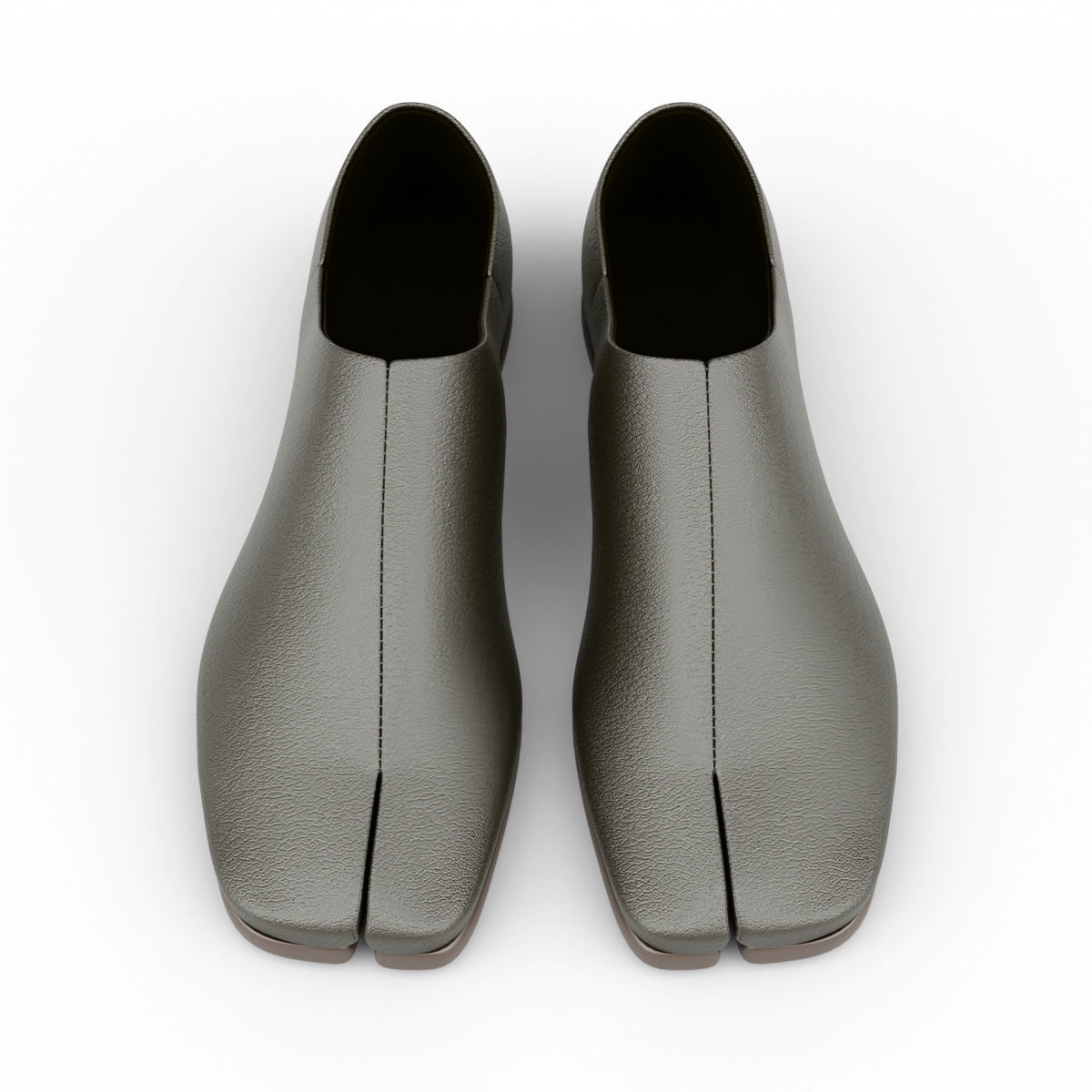 Tabi Leather Loafers 3D model_1