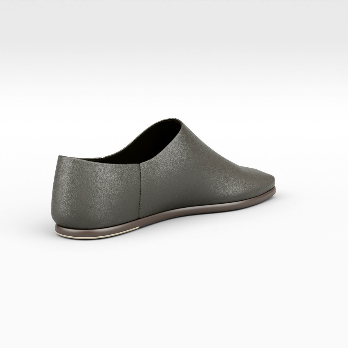 Tabi Leather Loafers 3D model_5