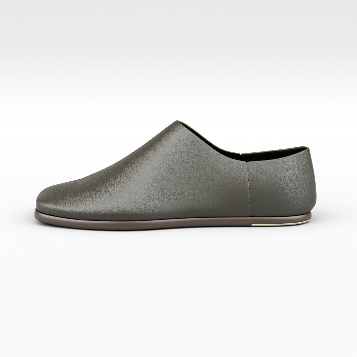 Tabi Leather Loafers 3D model_2