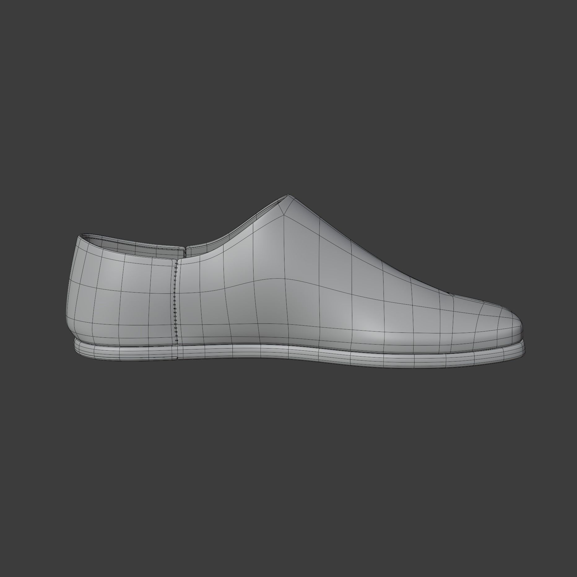 Tabi Leather Loafers 3D model_14