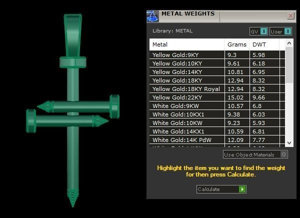 Nail Cross Pendant 3D print model_6