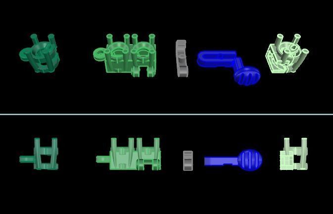 Diamond Tennis Necklace Links 3mm 3D print model_14