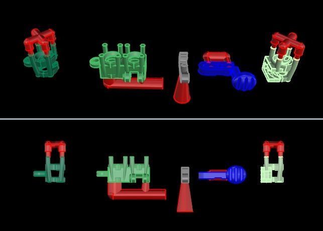 Diamond Tennis Necklace Links 3mm 3D print model_13