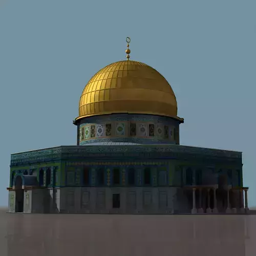 Al Quds The Rock Mosque 3D model