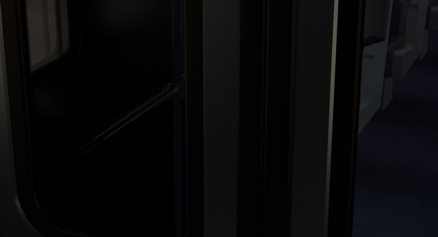 Locomotive And Railcar 1A Low-poly 3D model_23