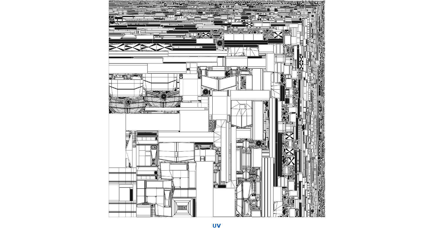 Locomotive And Railcar 1A Low-poly 3D model_37