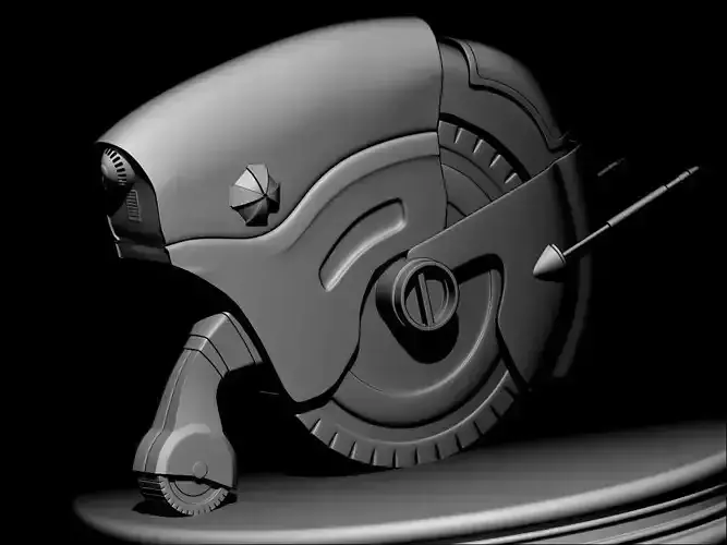 Scifi Robot machine 3d print model