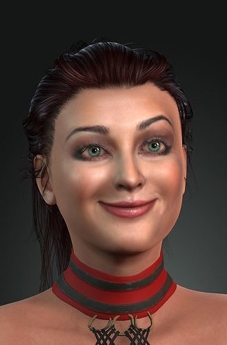 Aishwarya Rai  the famous Bollywood star Ready for animation 3D model