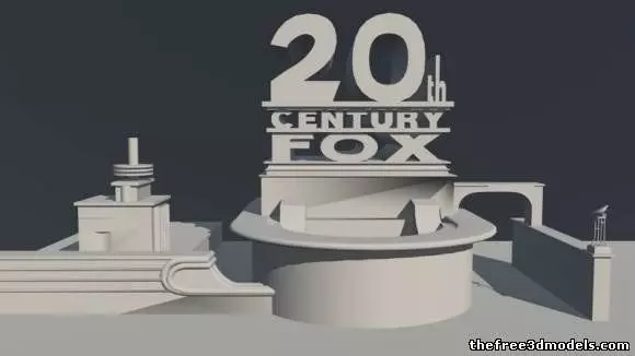 20th century fox logo Free 3D print model_0