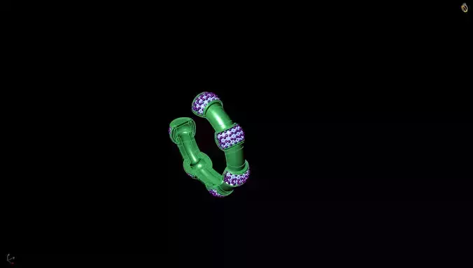 Pinned Earring  3D print model