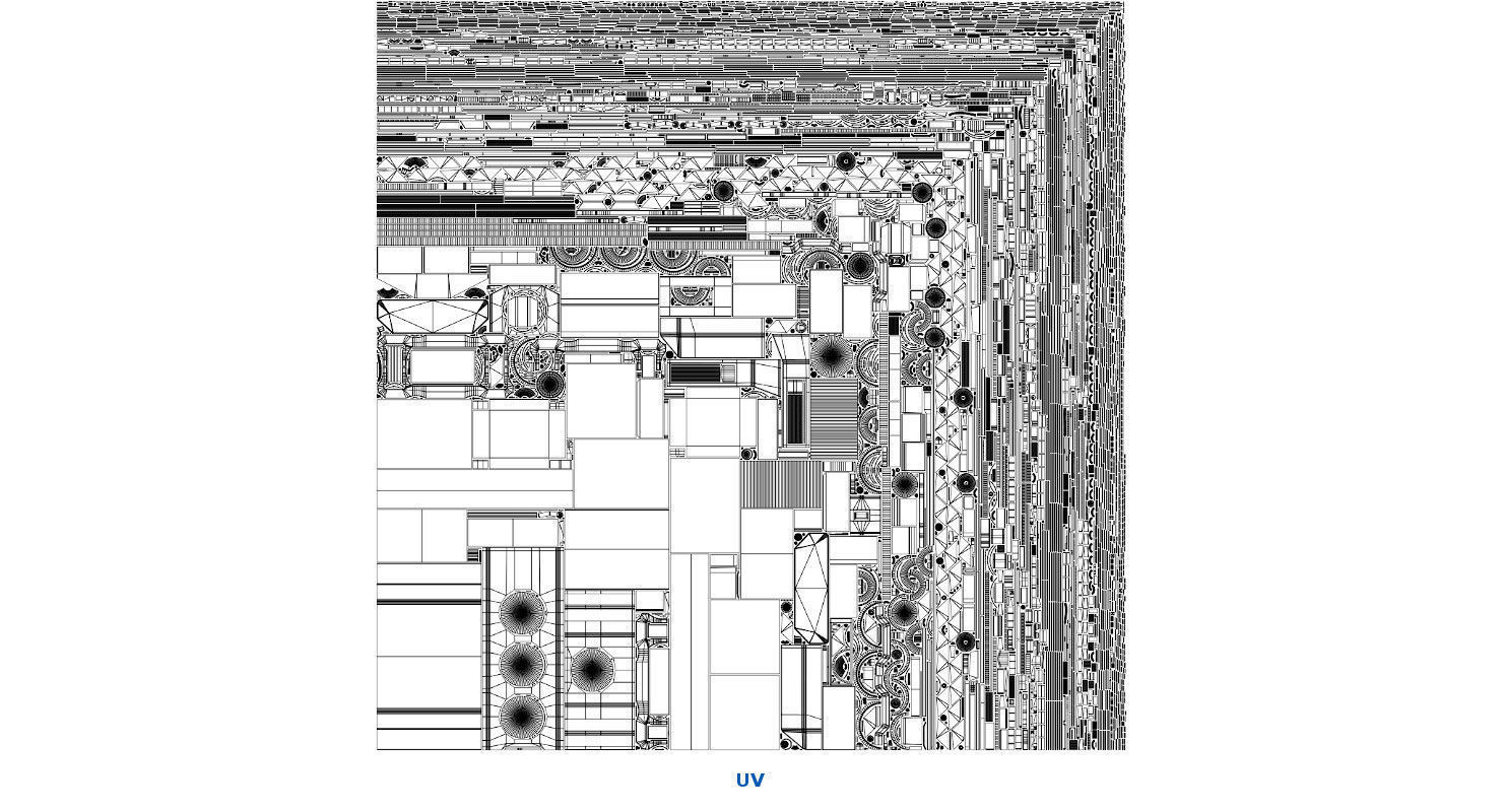 Locomotive And Railcar 1B Low-poly 3D model_39