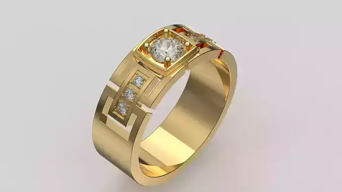 Ring with Diamonds 