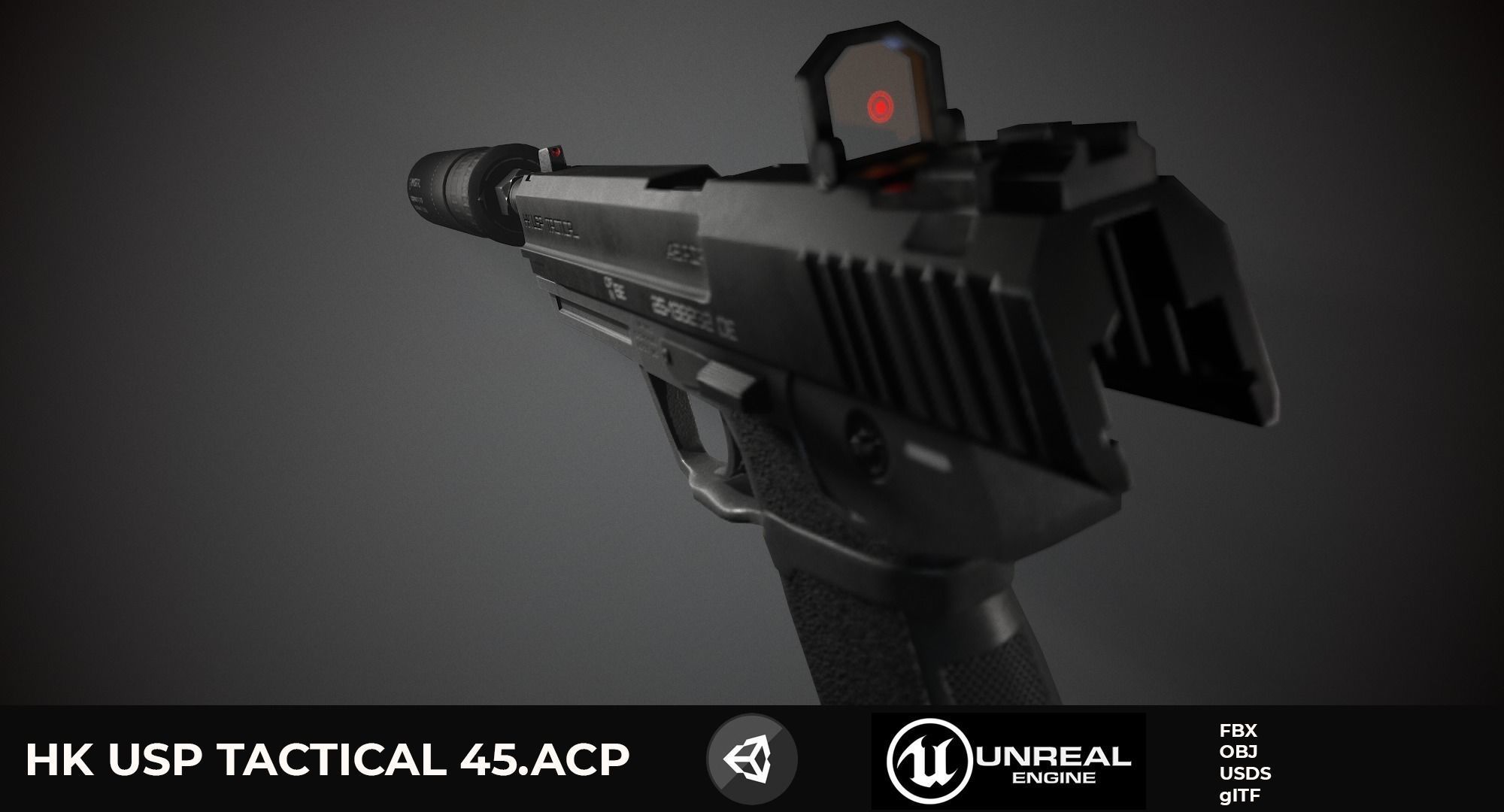 HK USP Unreal and Unity