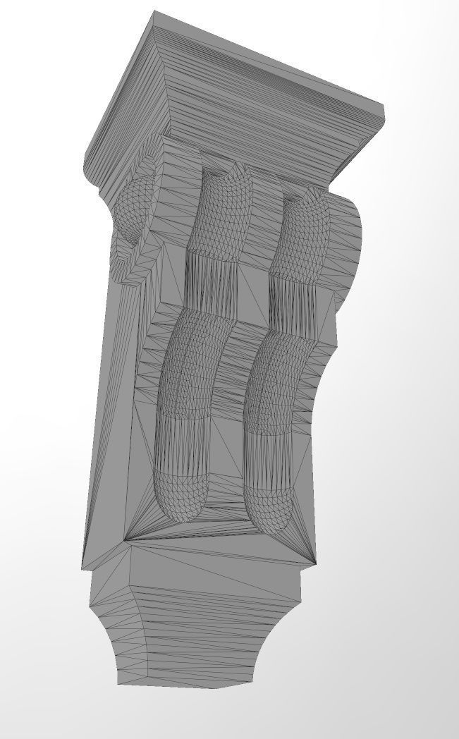 Corinthian Corbel and Bracket 3D print model_11