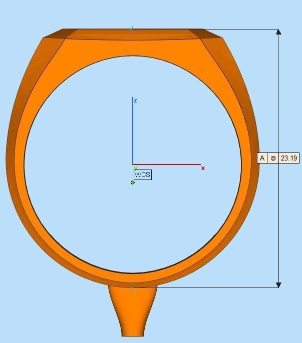 facet geometric ring gold 3D print model_4