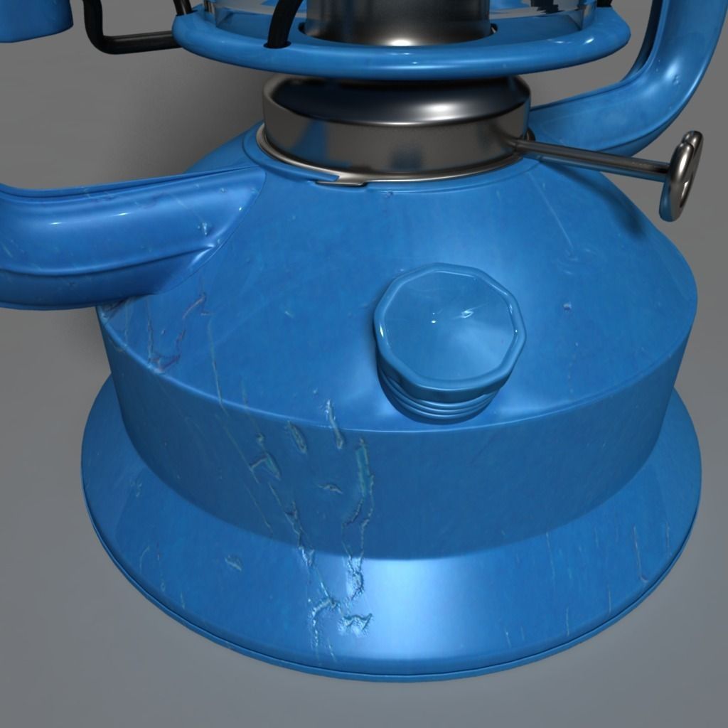 High Details Hurricane Oil Lamp Low-poly 3D model_5